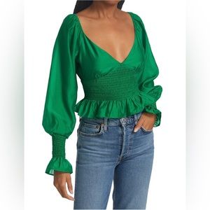 NWT Heartbreaker Smocked Blouse